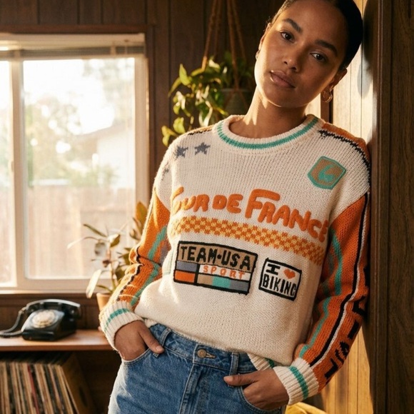 No! Jeans Tour De France Crewneck Sweater - Picture 4 of 4